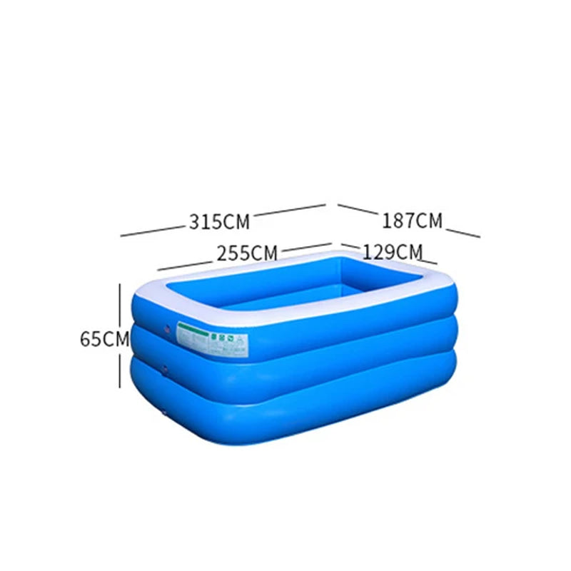 Hot Sale Inflatable Swimming Pool Children Ocean Pool Baby Bath Swim Tubs plus Size Large PVC Kids Swimming Pools Eco-Friendly