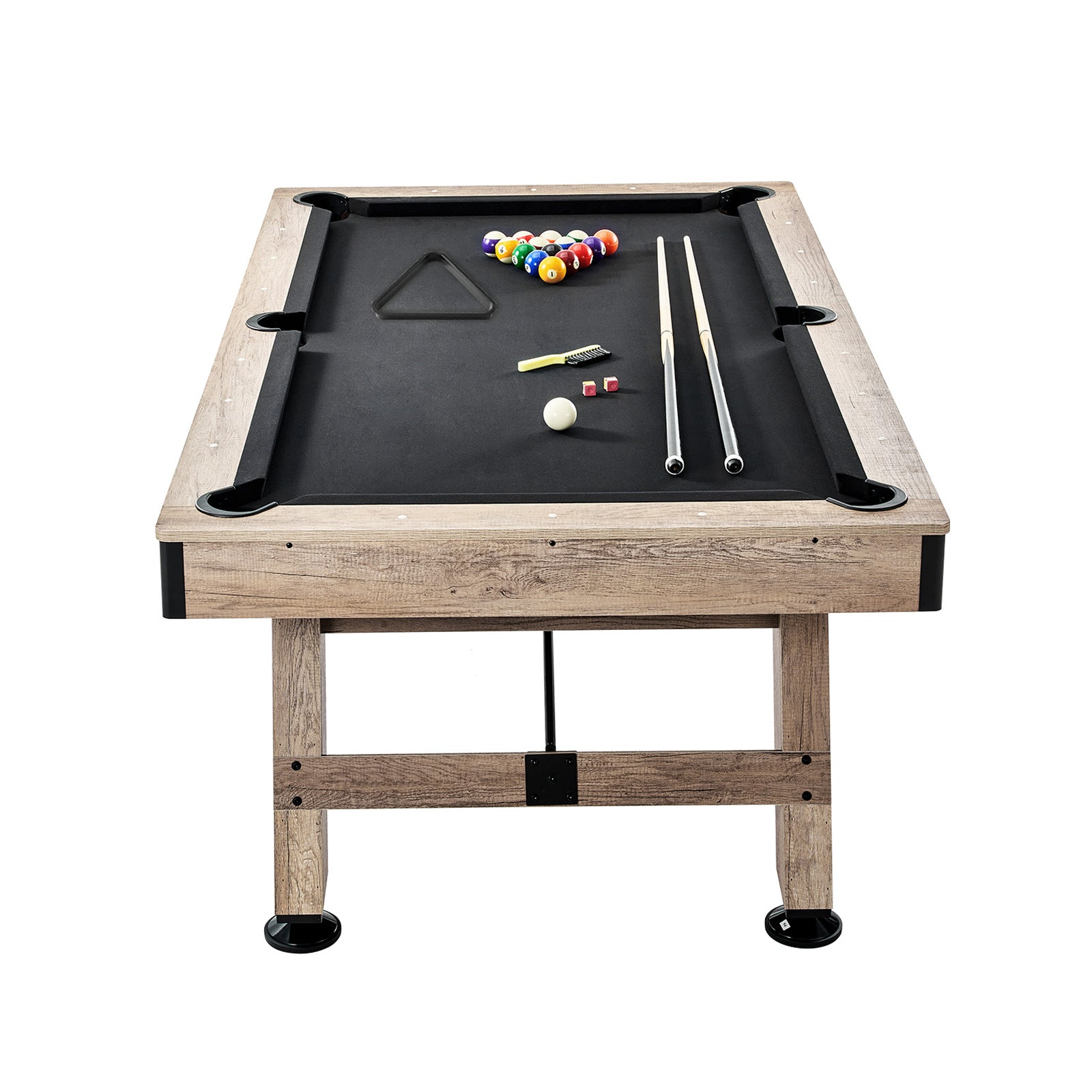 Uimoso 6,3/7 Pieds Table De Billard Set Table De Billard Portable Pliable Salle De Jeux
