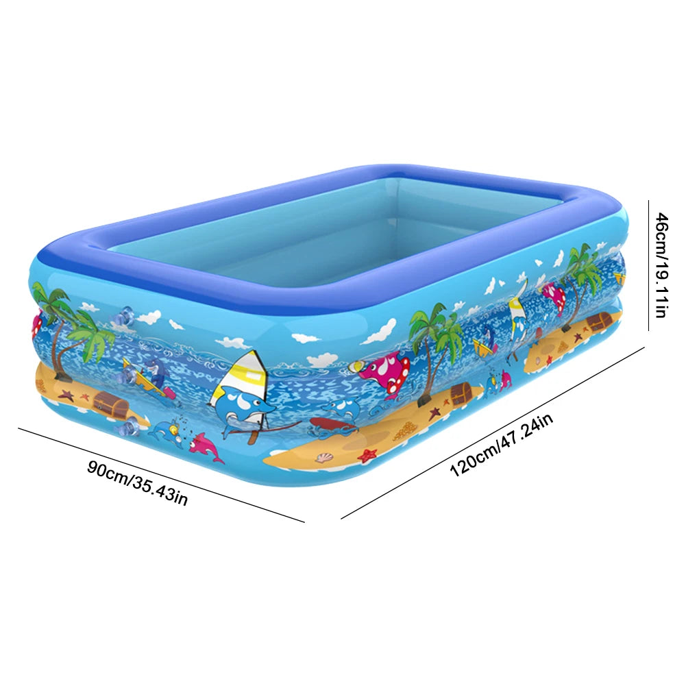 Inflatable Swimming Pool Baby Swimming Pools Removable Indoor Outdoor Swimming Pools Children Summer Pool Toys for Pool Party
