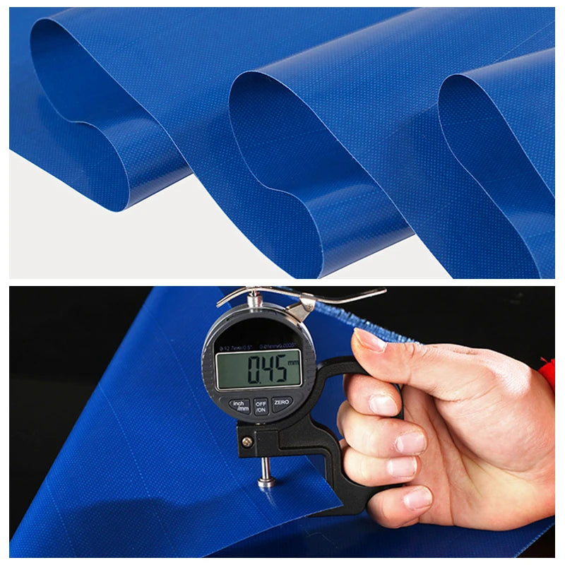 2X1X0.9M Aquaculture Pool PVC Coated Cloth COATED BANNER Tarpaulin Fish Pond Crayfish Koi Culture Child Water Pool without Frame