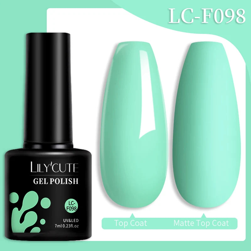 129 Colors 7ML Nail Gel Polish Nail Supplies Vernis Semi Permanent Nail Art Manicure Soak off LED UV Gel Nail Varnishes
