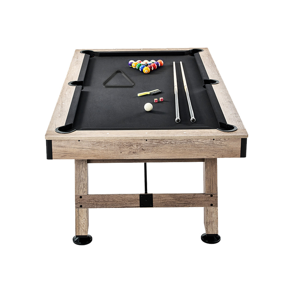 Uimoso 6,3/7 Pieds Table De Billard Set Table De Billard Portable Pliable Salle De Jeux