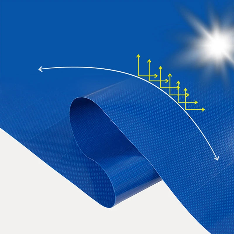 2X1X0.9M Aquaculture Pool PVC Coated Cloth COATED BANNER Tarpaulin Fish Pond Crayfish Koi Culture Child Water Pool without Frame