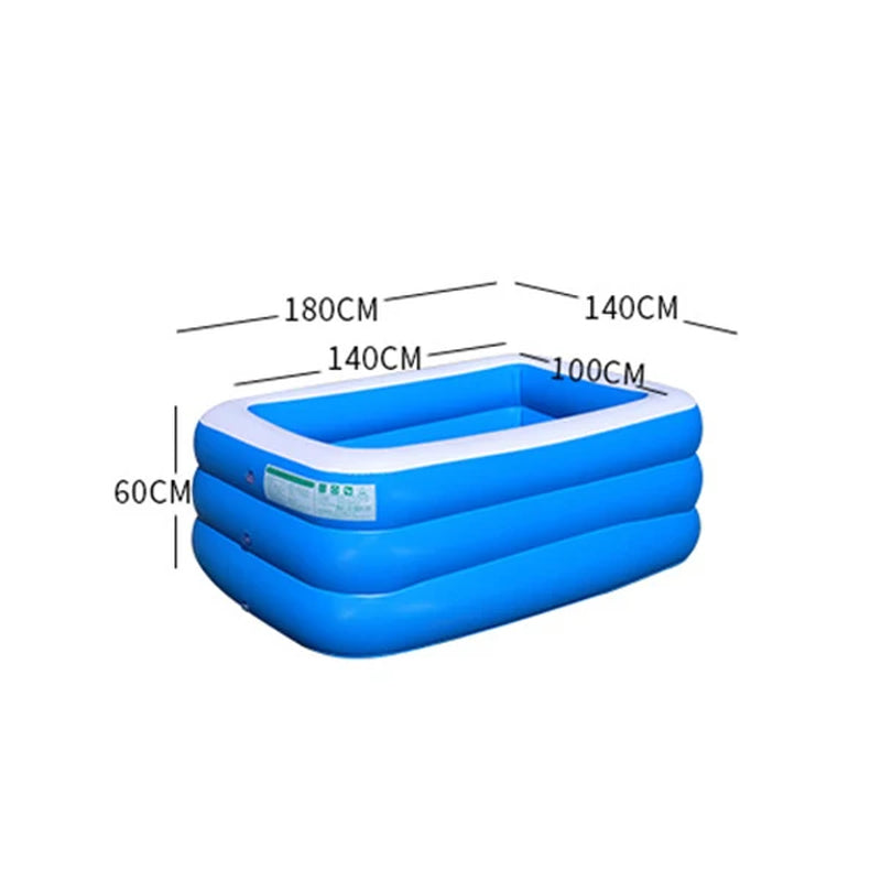 Hot Sale Inflatable Swimming Pool Children Ocean Pool Baby Bath Swim Tubs plus Size Large PVC Kids Swimming Pools Eco-Friendly