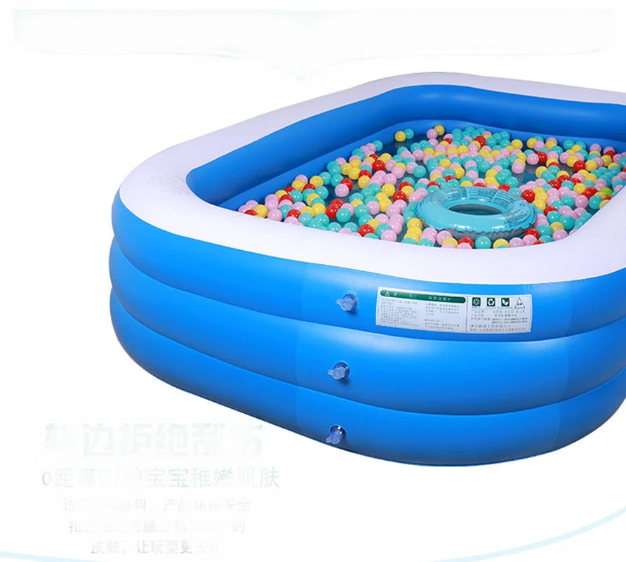 Hot Sale Inflatable Swimming Pool Children Ocean Pool Baby Bath Swim Tubs plus Size Large PVC Kids Swimming Pools Eco-Friendly