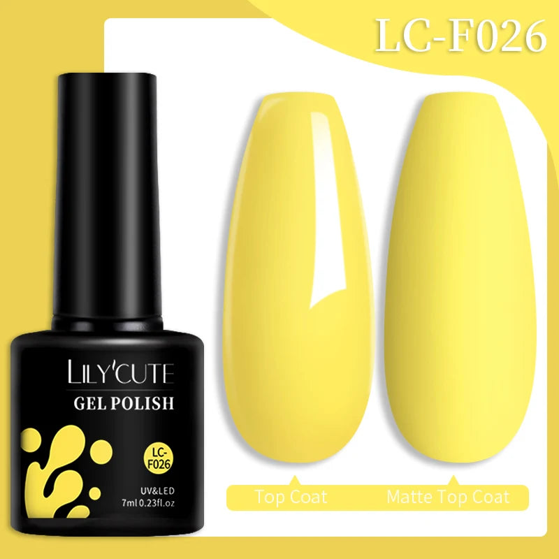 129 Colors 7ML Nail Gel Polish Nail Supplies Vernis Semi Permanent Nail Art Manicure Soak off LED UV Gel Nail Varnishes