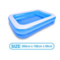2M/2.6M/300Cm Large Inflatable Swimming Pool Adults Kids Pools Bathing Tub Outdoor Indoor Bathtub Water Pool Family Party Toys