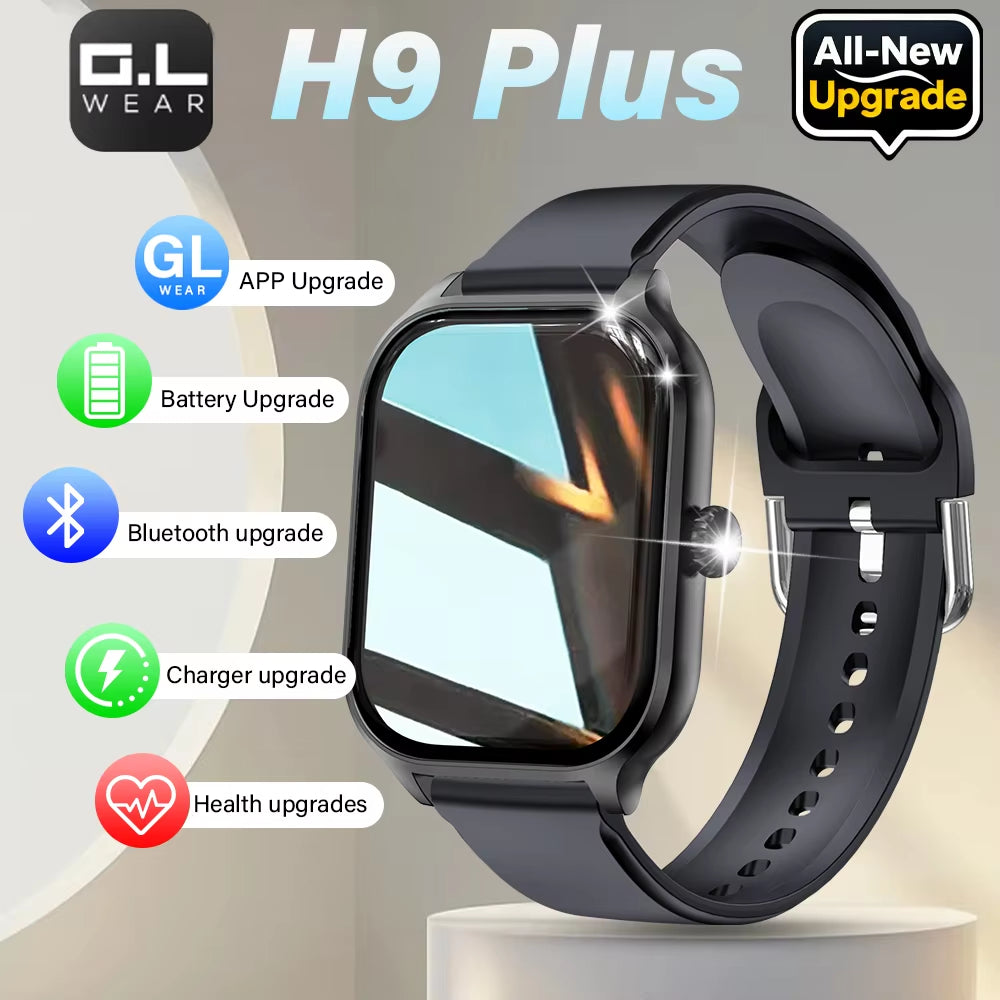 New H9 Pro Max Smart Watch Dial to Answer Calls Calorie Tracking Heart Rate Oximetry Monitoring Bluetooth Smartwatch