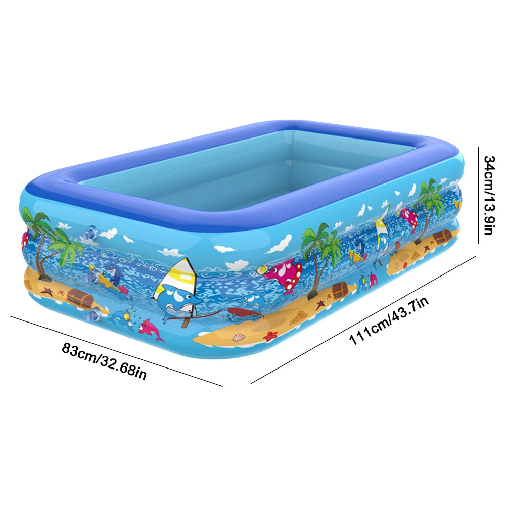 Inflatable Swimming Pool Baby Swimming Pools Removable Indoor Outdoor Swimming Pools Children Summer Pool Toys for Pool Party