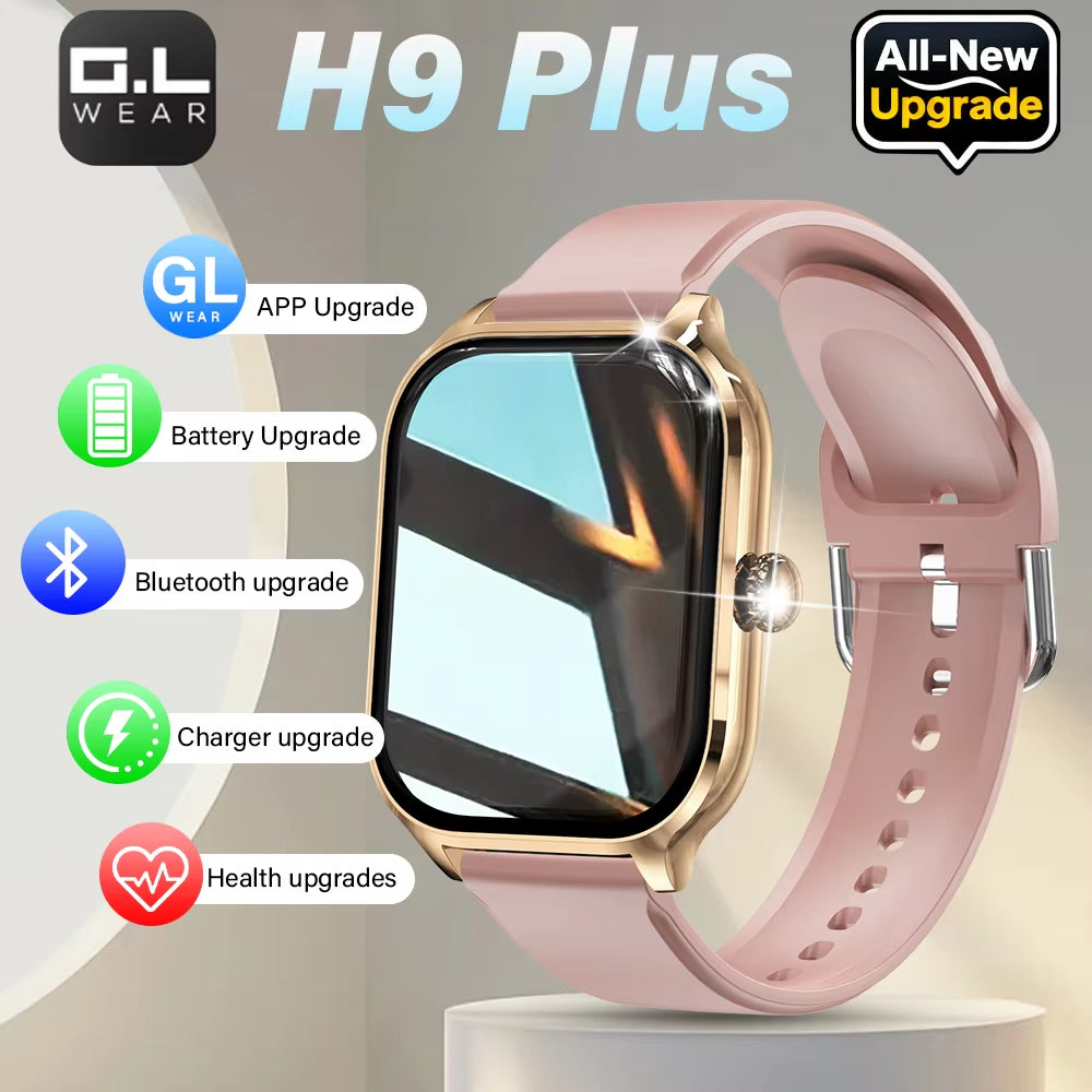 New H9 Pro Max Smart Watch Dial to Answer Calls Calorie Tracking Heart Rate Oximetry Monitoring Bluetooth Smartwatch