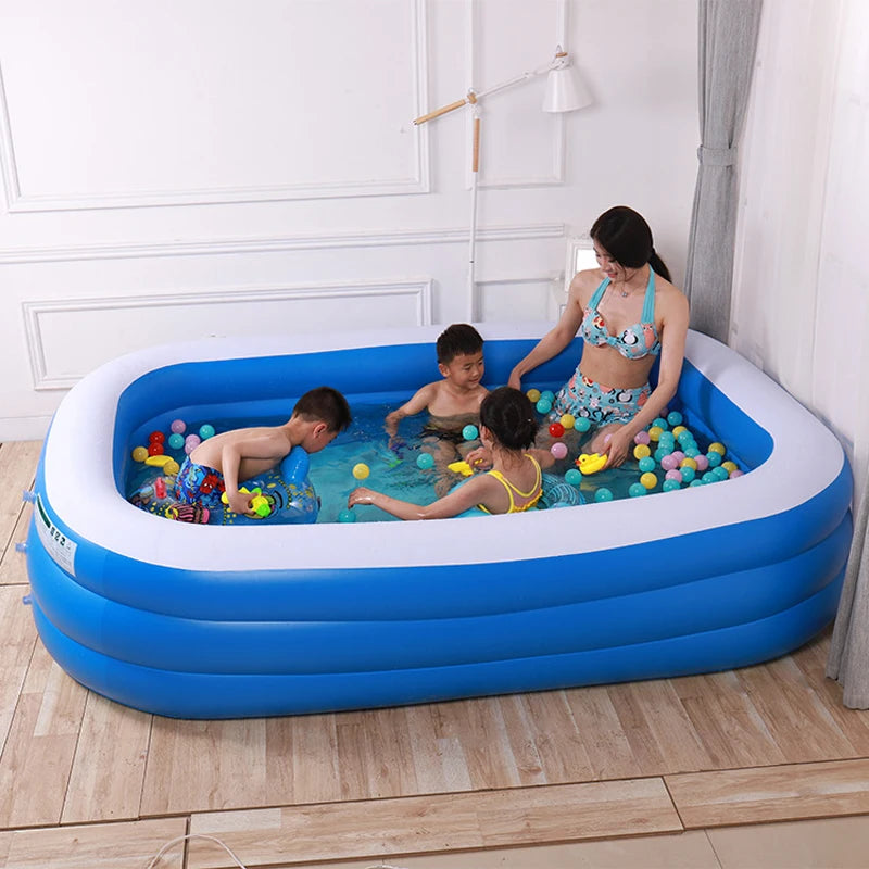 Hot Sale Inflatable Swimming Pool Children Ocean Pool Baby Bath Swim Tubs plus Size Large PVC Kids Swimming Pools Eco-Friendly
