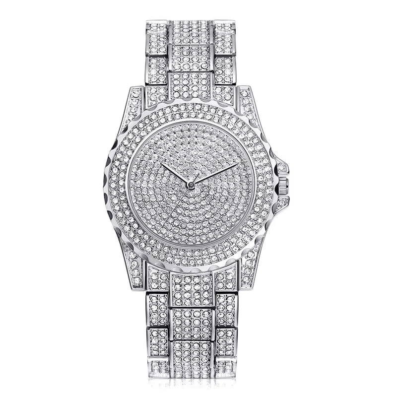 Feminino Relogio Women Watches Crystal Full Steel Ladies Wristwatch Quartz Woman Reloj Hombre Montre Femme Zegarek Damski Saati