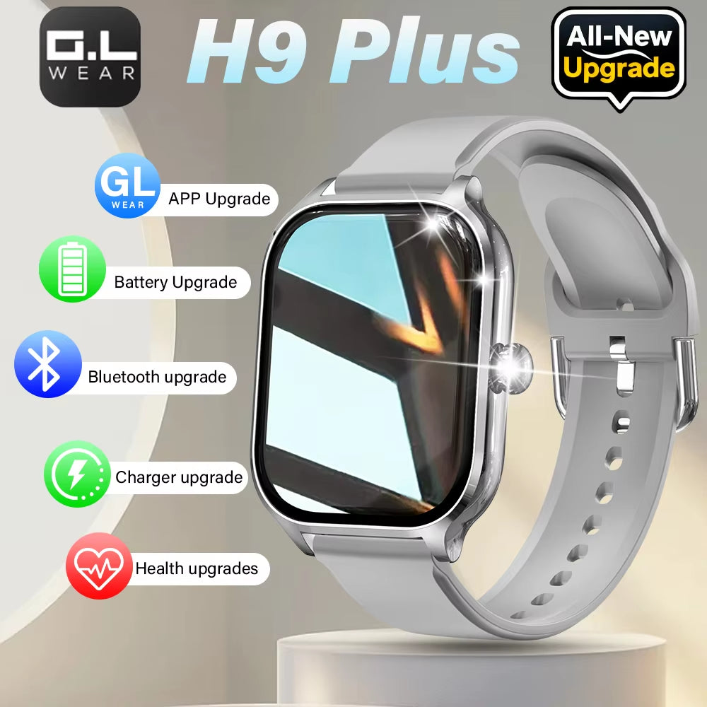 New H9 Pro Max Smart Watch Dial to Answer Calls Calorie Tracking Heart Rate Oximetry Monitoring Bluetooth Smartwatch