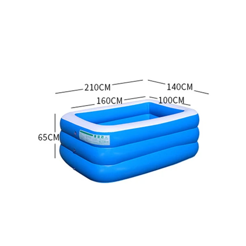 Hot Sale Inflatable Swimming Pool Children Ocean Pool Baby Bath Swim Tubs plus Size Large PVC Kids Swimming Pools Eco-Friendly