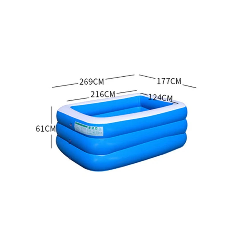 Hot Sale Inflatable Swimming Pool Children Ocean Pool Baby Bath Swim Tubs plus Size Large PVC Kids Swimming Pools Eco-Friendly