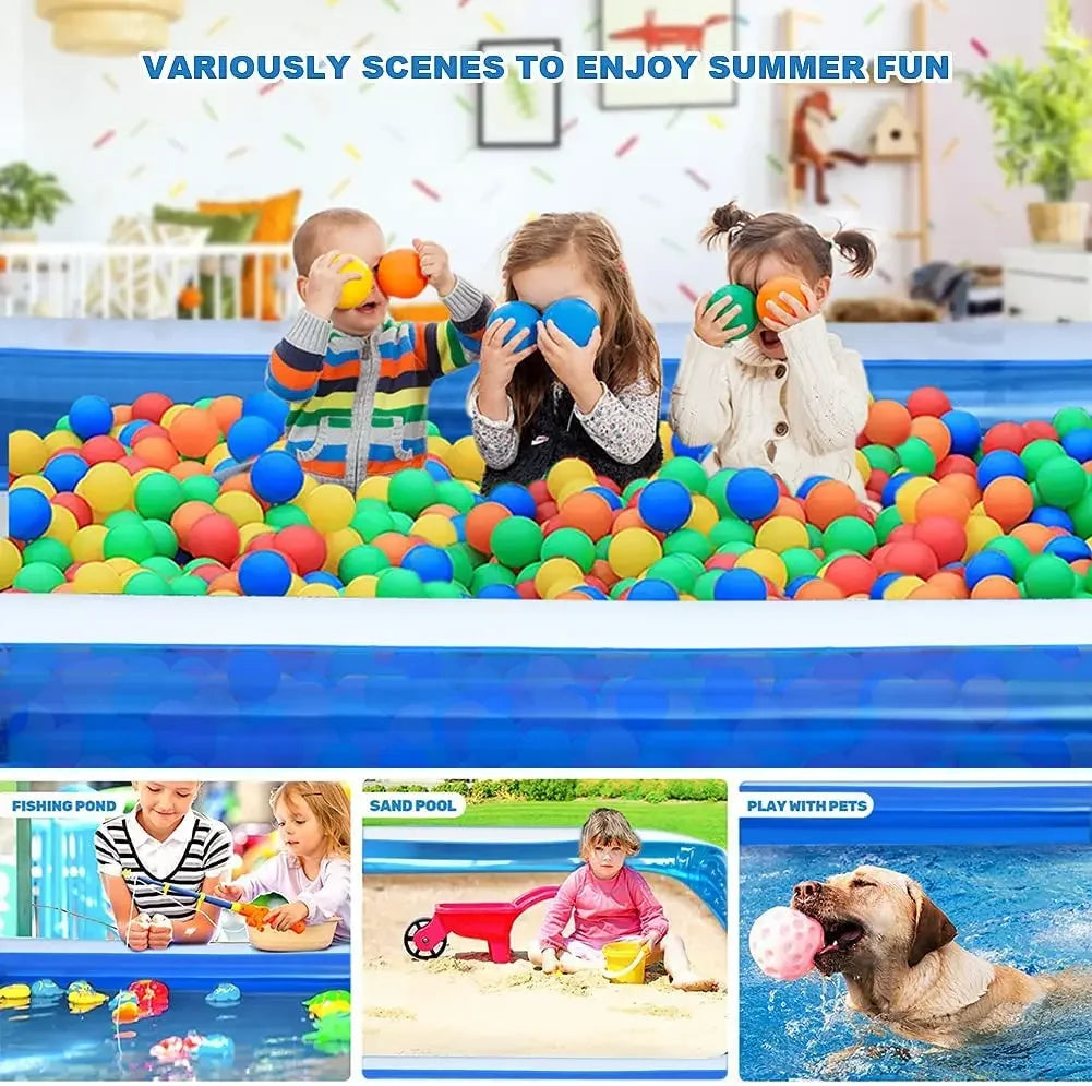 2M/2.6M/300Cm Large Inflatable Swimming Pool Adults Kids Pools Bathing Tub Outdoor Indoor Bathtub Water Pool Family Party Toys